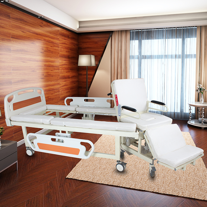 Giường bệnh nhân tách xe lăn điện Maidesite M39
