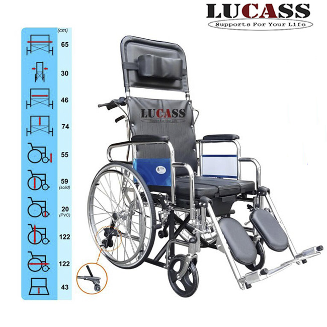 Xe lăn cho người già chống lật Lucass X- 607 