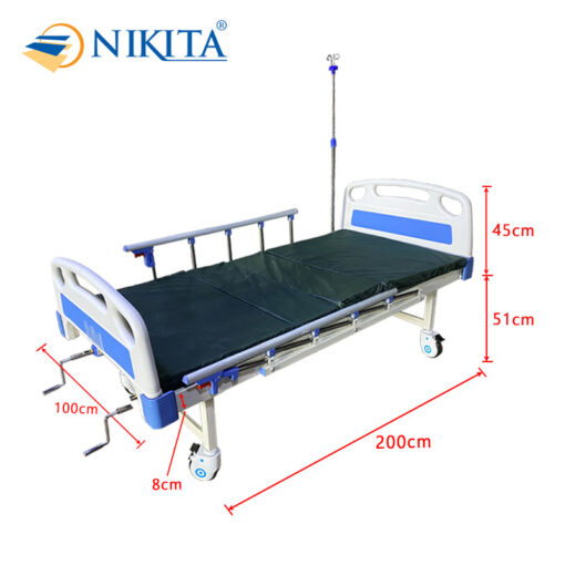 Giường bệnh 2 tay quay NIKITA DCN02X