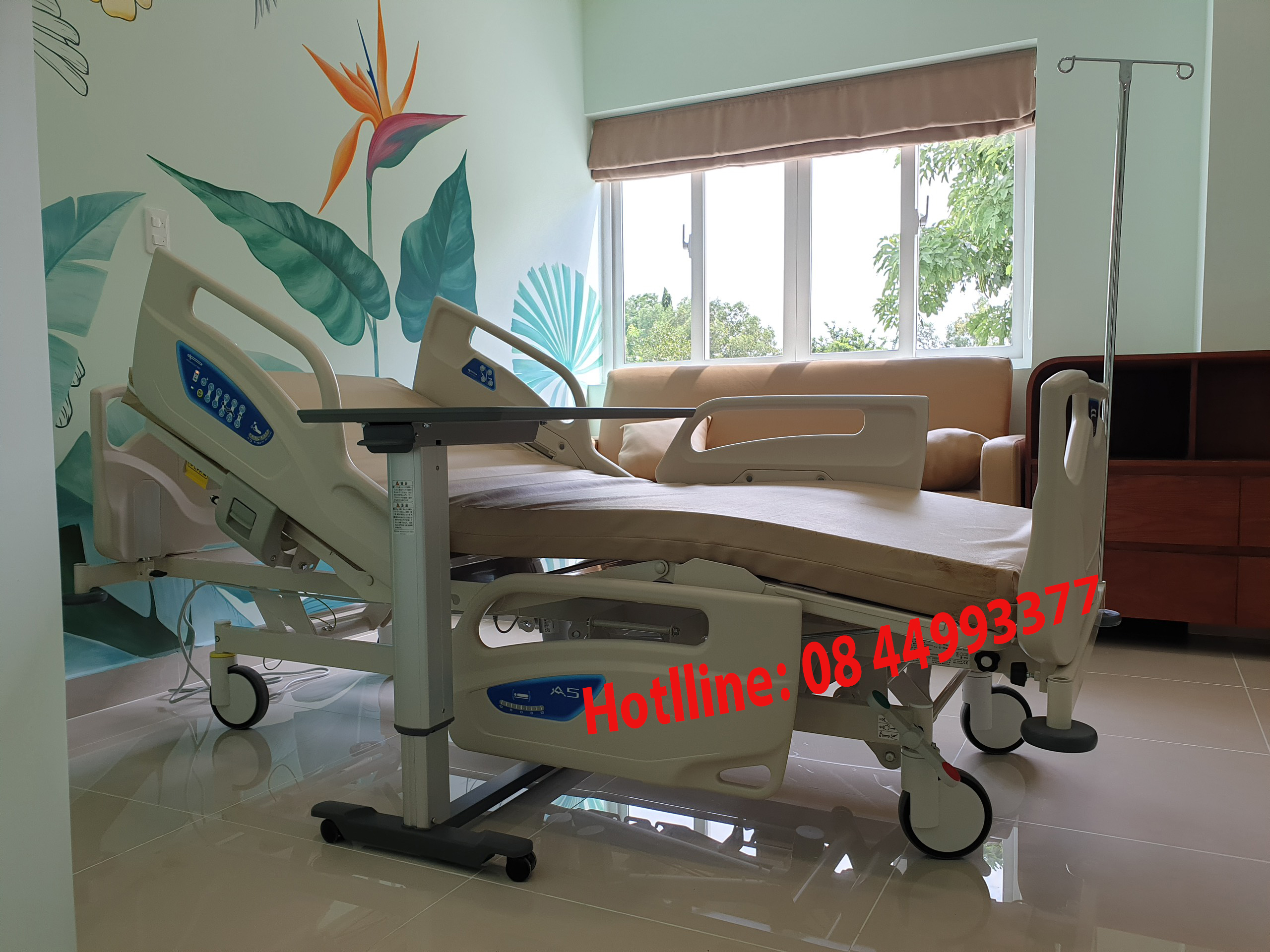 Giường Y Tế Paramount A5 Series cao cấp 4 động cơ