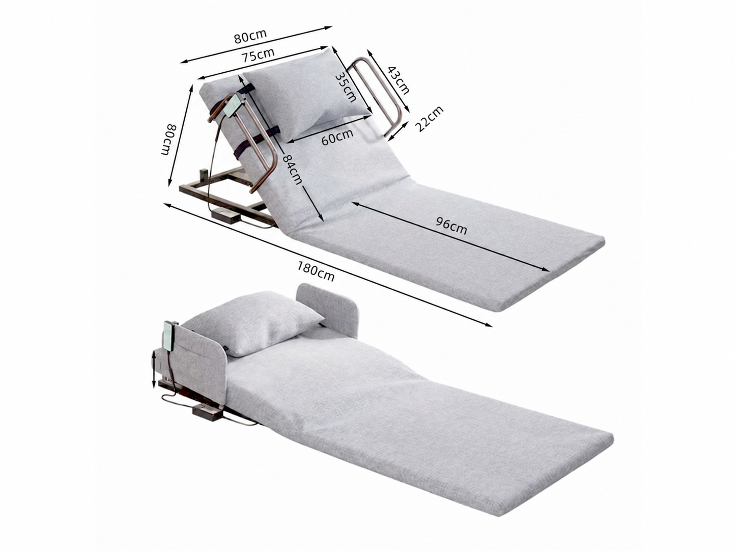 Nệm nâng hạ tự động MAKATA ND180